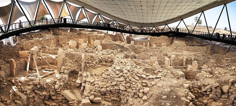 Panorama of the excavation
